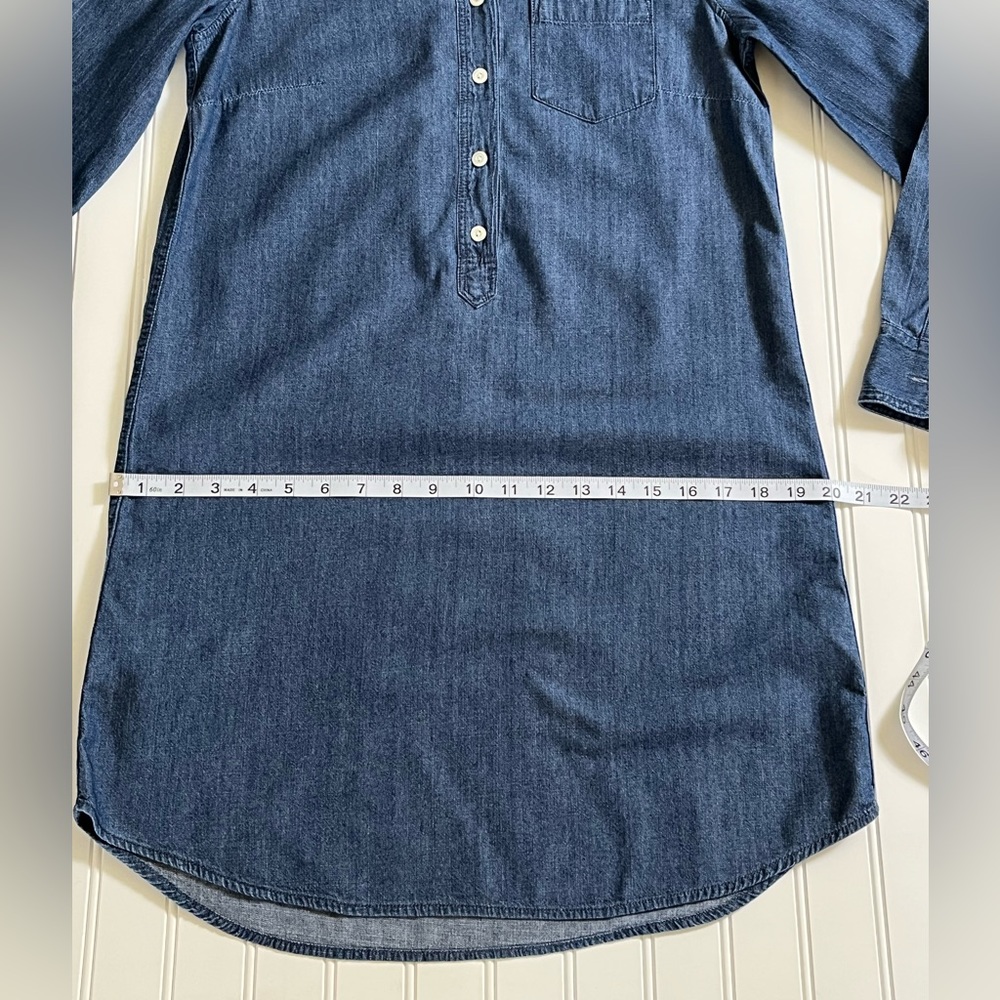 J. Crew Denim shirt Dress - Picture 9 of 9